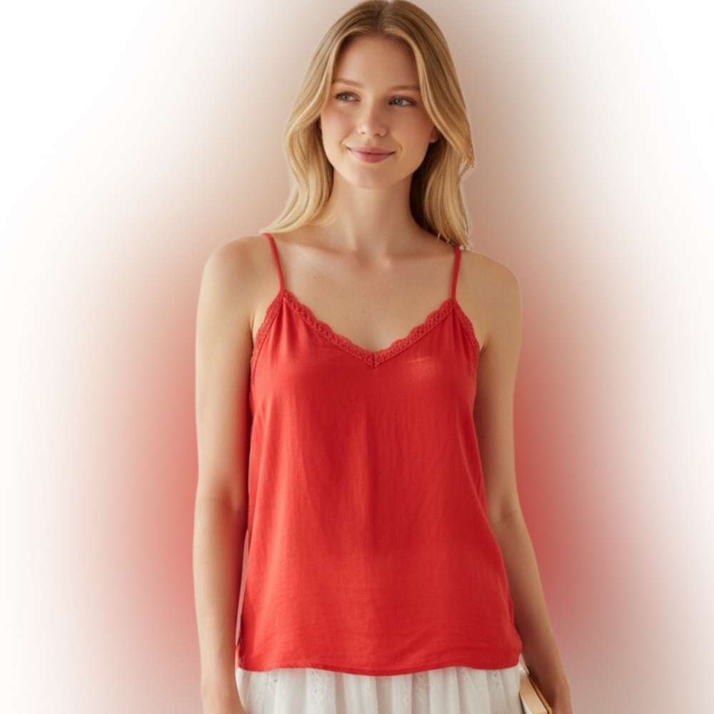SO Red Camisole Top